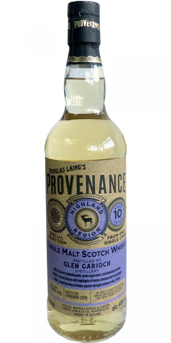 Glen Garioch 2008 DL Provenance