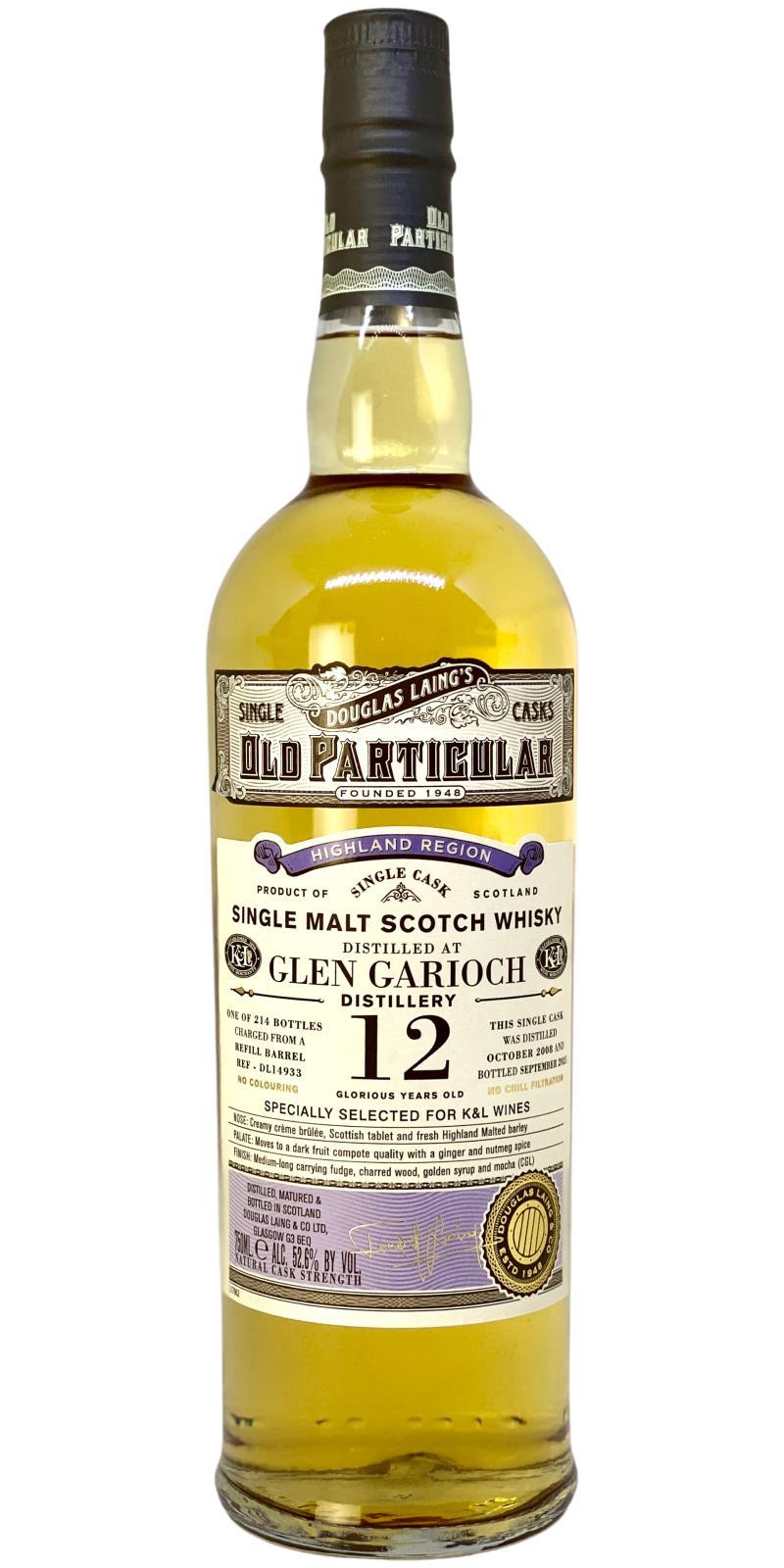 Glen Garioch 2008 DL Old Particular