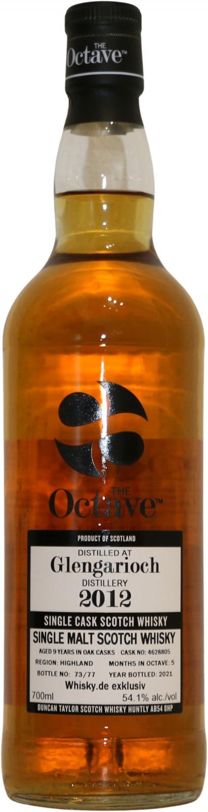 Glen Garioch 2012 DT The Octave
