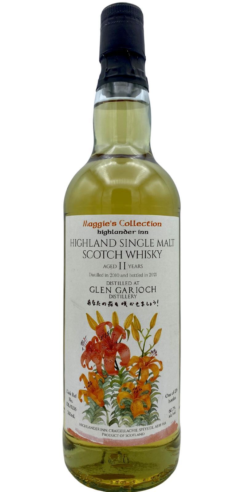 Glen Garioch 2010 HI Maggie's Collection
