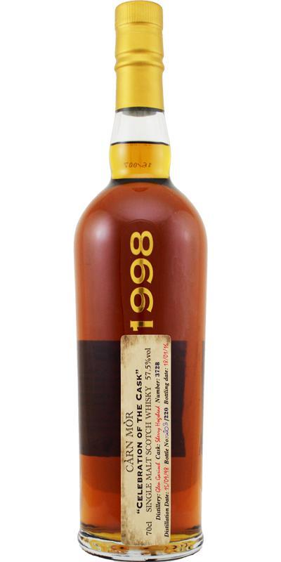 Glen Garioch 1998 MMcK Càrn Mòr - Celebration of the Cask - Black Gold