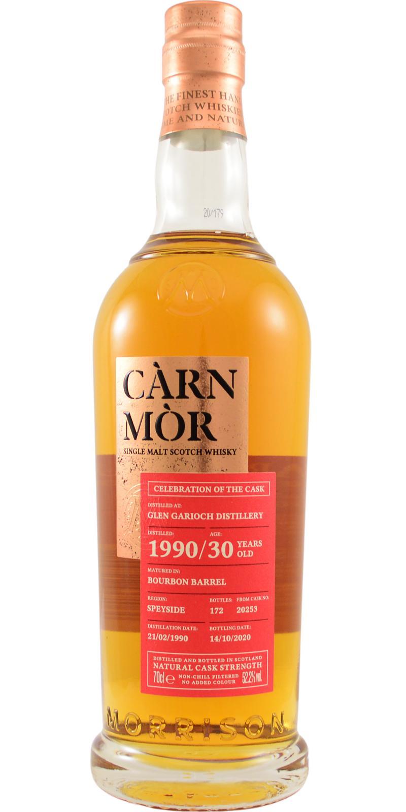 Glen Garioch 1990 MSWD Càrn Mòr Celebration of the Cask