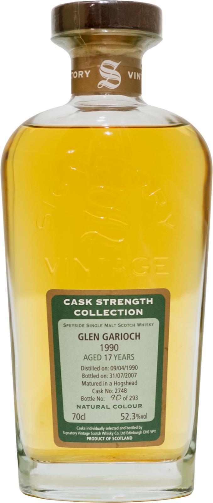 Glen Garioch 1990 SV Cask Strength Collection