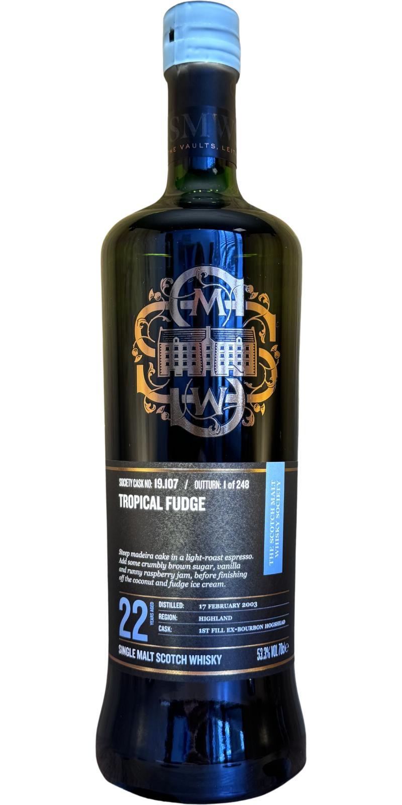 Glen Garioch 2003 SMWS 19.107 Tropical fudge