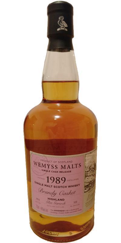 Glen Garioch 1989 Wy Brandy Casket