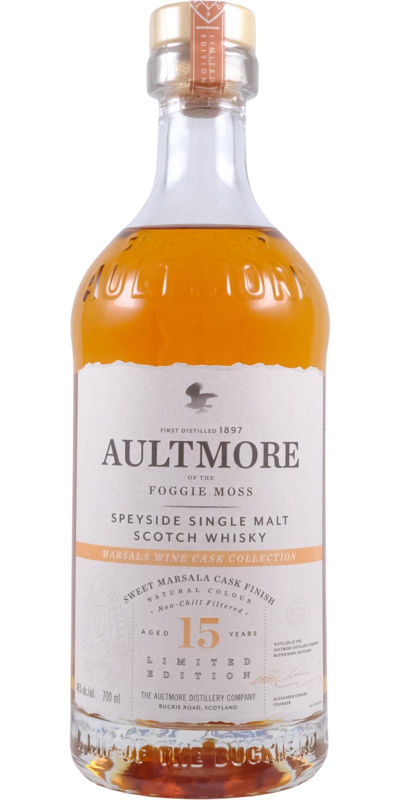 Aultmore 15-year-old Marsala Wine Cask Collection