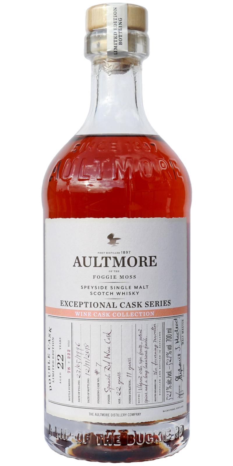Aultmore 1996 Exceptional Cask Series - Wine Cask Collection