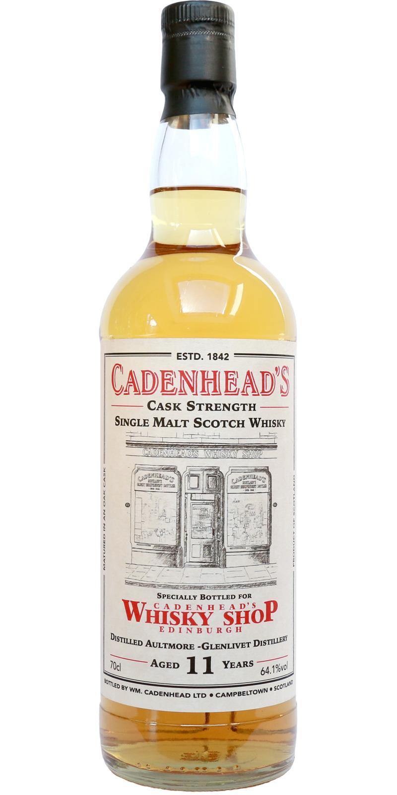 Aultmore 2010 CA Cadenhead's Whisky Shop Edinburgh