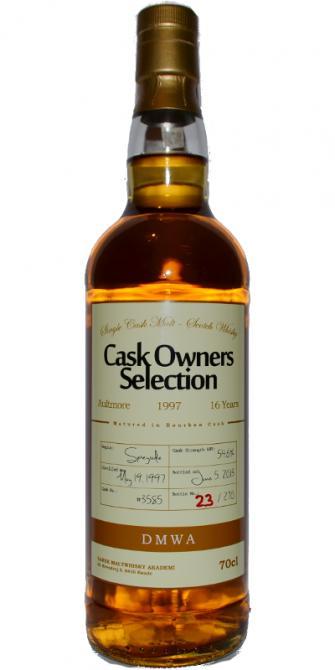 Aultmore 1997 DMA Cask Owners Selection
