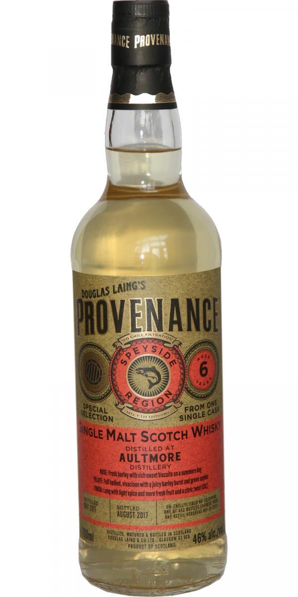 Aultmore 2011 DL Provenance