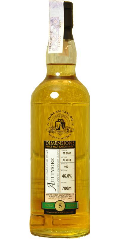 Aultmore 2008 DT Dimensions