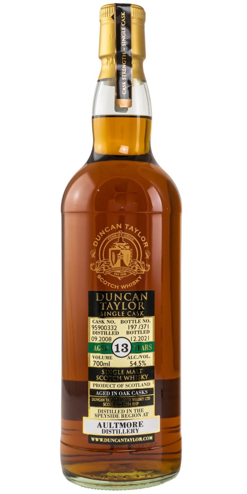 Aultmore 2008 DT Single Cask