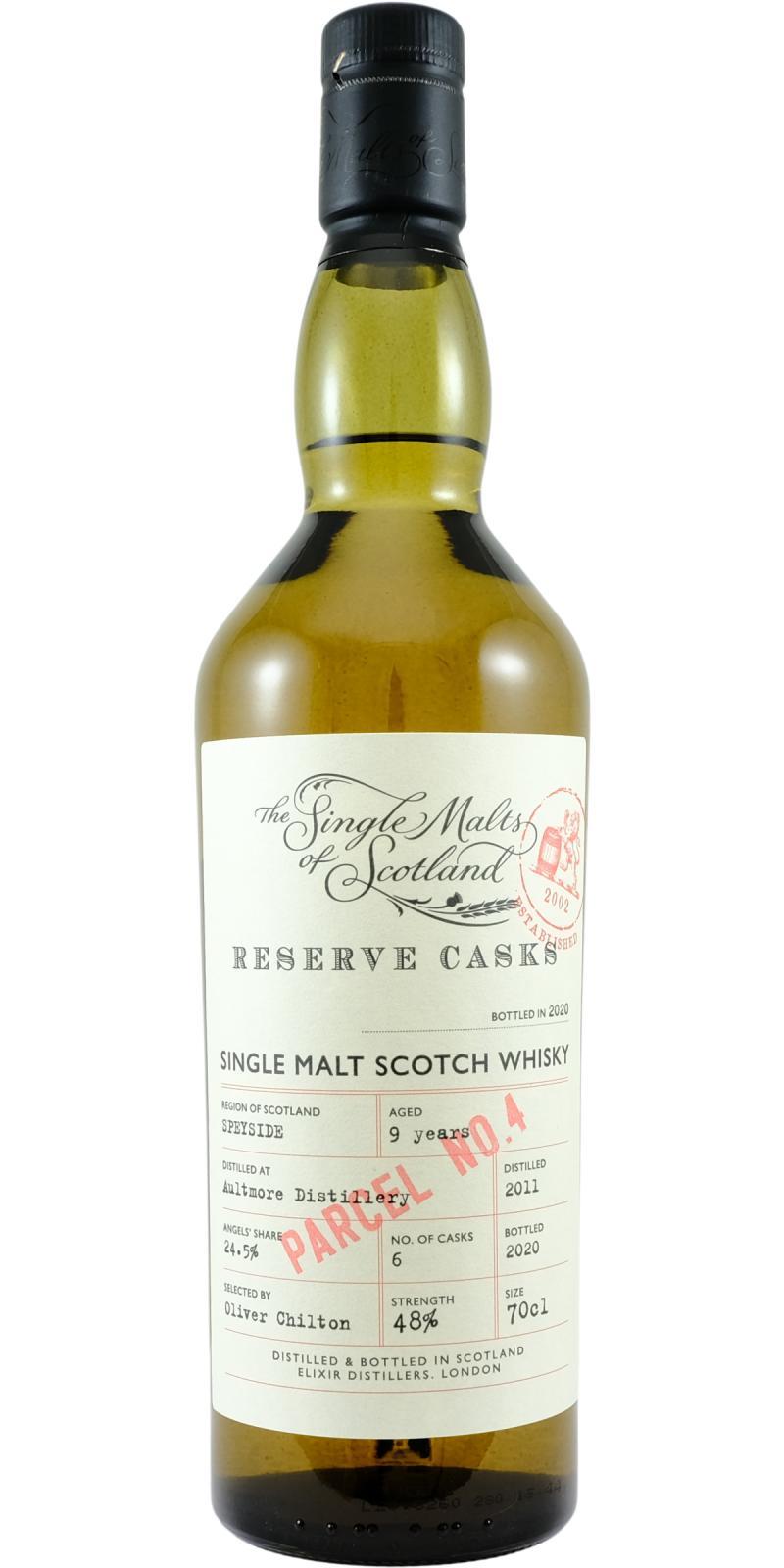 Aultmore 2011 ElD The Single Malts of Scotland - Reserve Casks