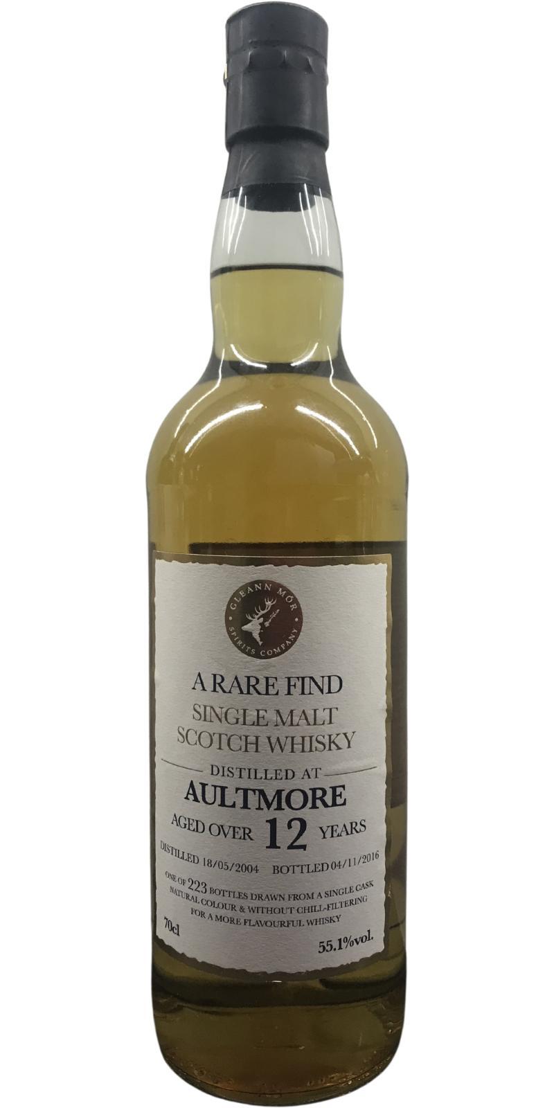 Aultmore 2004 GlMo A Rare Find