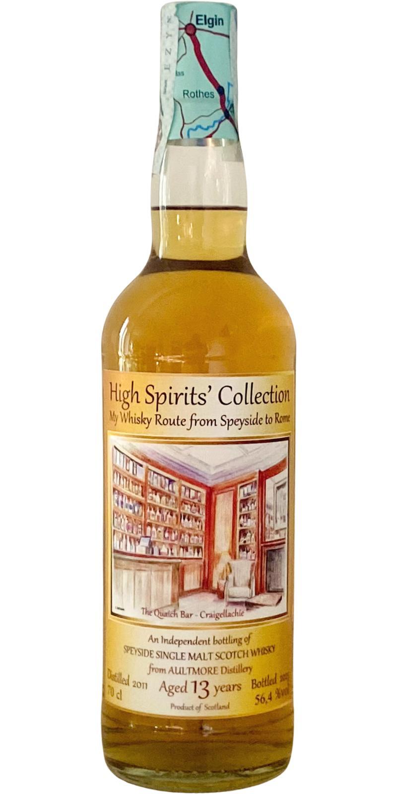 Aultmore 2011 HSC My Whisky Route