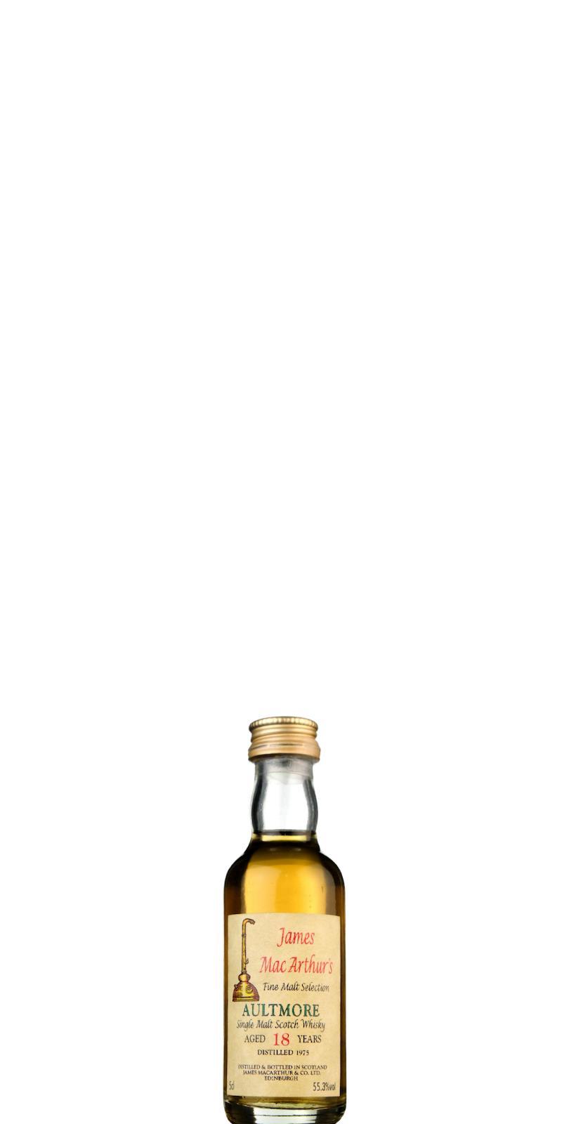 Aultmore 1975 JM Fine Malt Selection - Miniature
