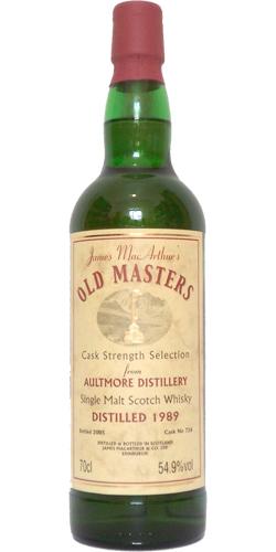 Aultmore 1989 JM Old Masters - Cask Strength Selection