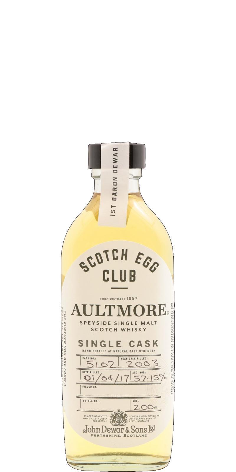 Aultmore 2003 JD&S Single Cask