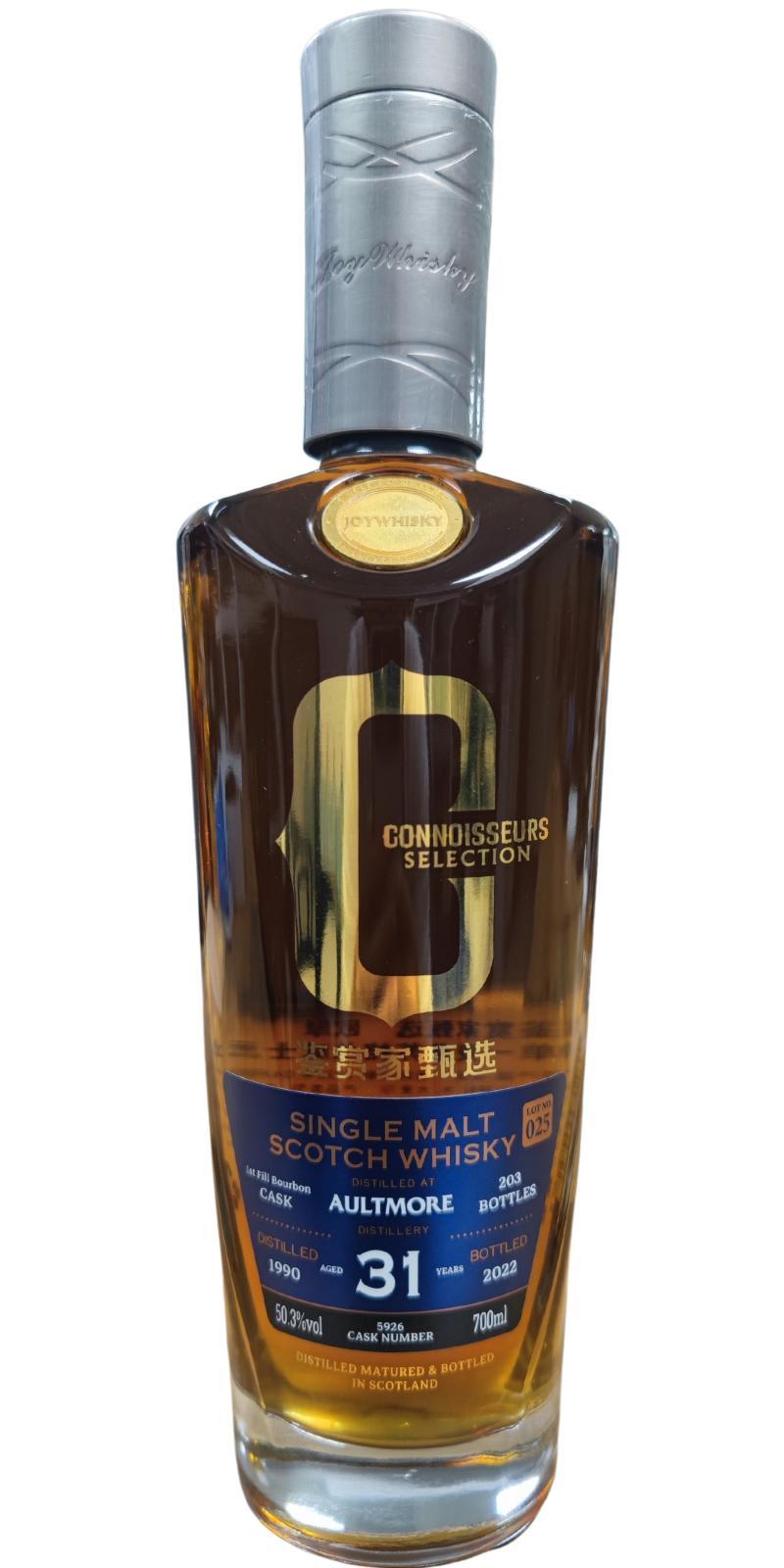 Aultmore 1990 Joy Connoisseur Selection - No.25