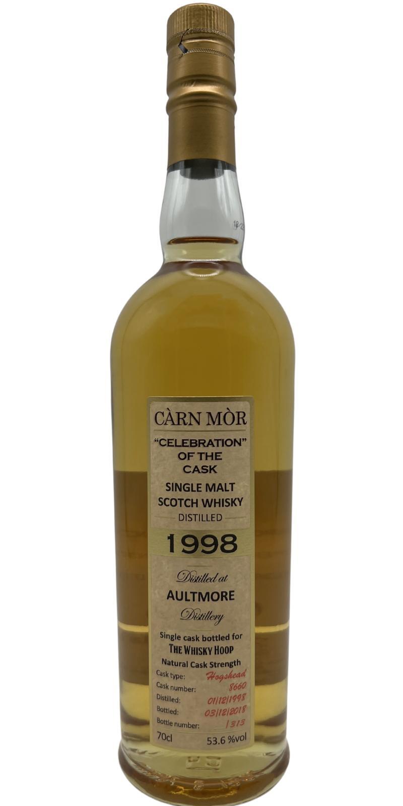 Aultmore 1998 MMcK Càrn Mòr Celebration of the Cask