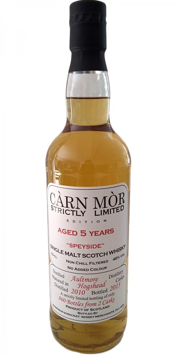 Aultmore 2010 MMcK Càrn Mòr - Strictly Limited Edition