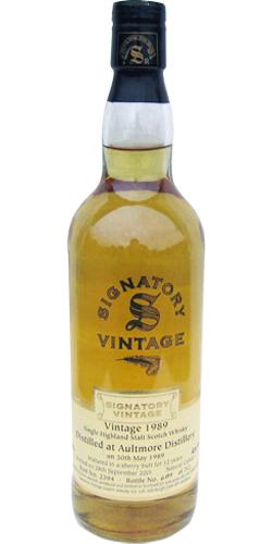 Aultmore 1989 SV Vintage Collection