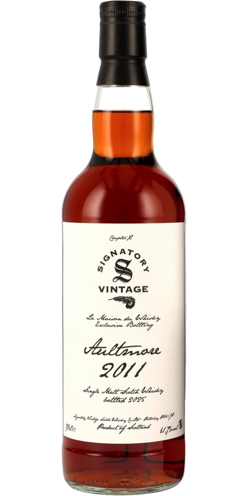 Aultmore 2011 SV Collection Plume