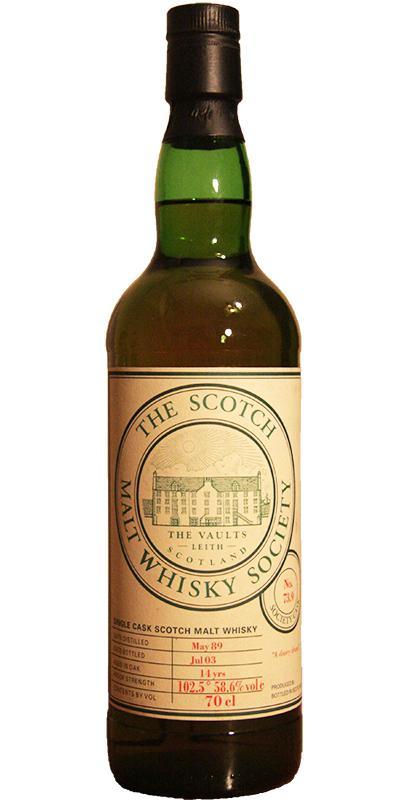 Aultmore 1989 SMWS 73.9 A dairy dram