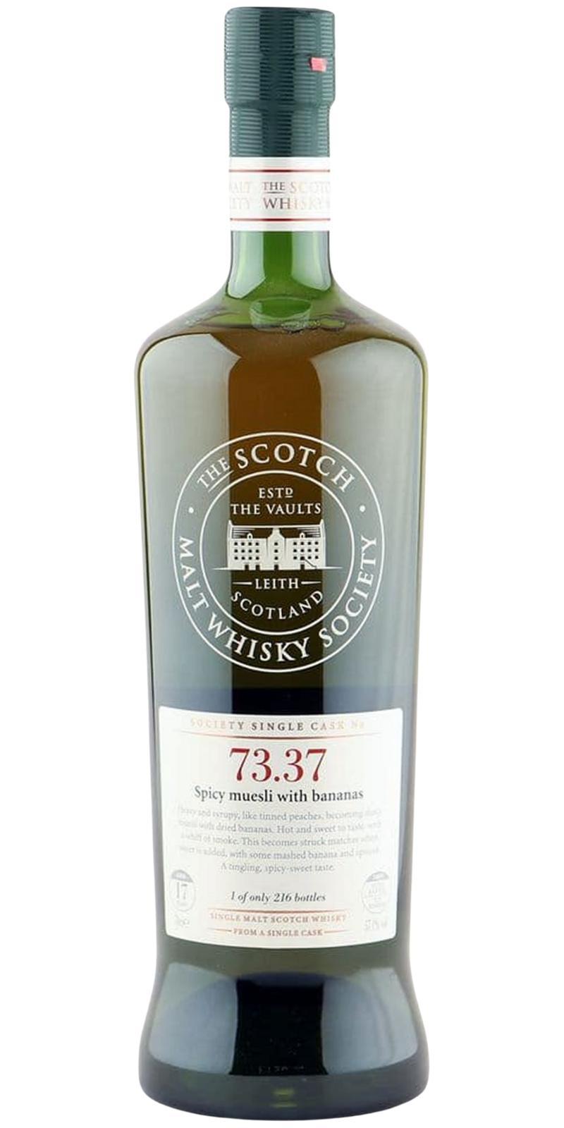 Aultmore 1992 SMWS 73.37 Spicy muesli with bananas