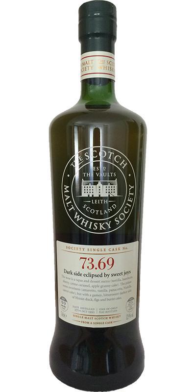 Aultmore 1992 SMWS 73.69 Dark side eclipsed by sweet joys
