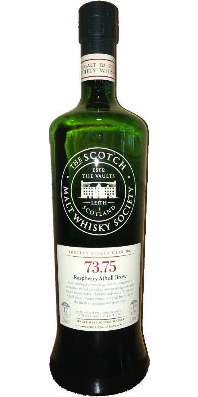 Aultmore 1998 SMWS 73.75 Raspberry Atholl Brose