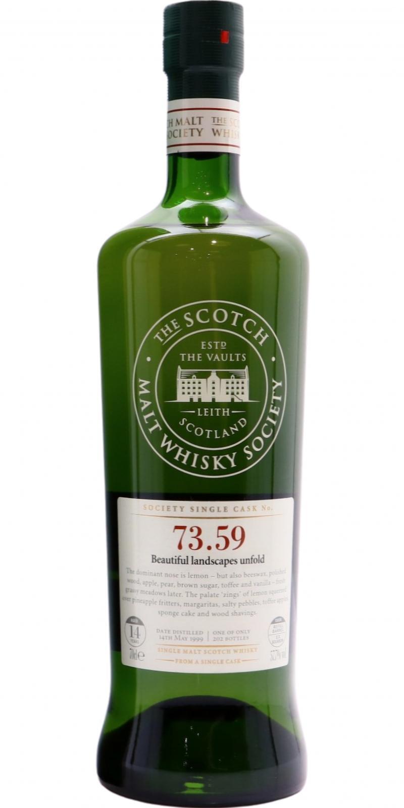 Aultmore 1999 SMWS 73.59 Beautiful landscapes unfold
