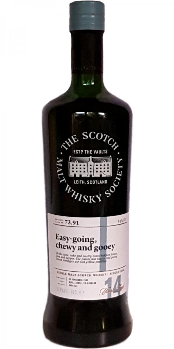 Aultmore 2002 SMWS 73.91 Easy-going, chewy and gooey