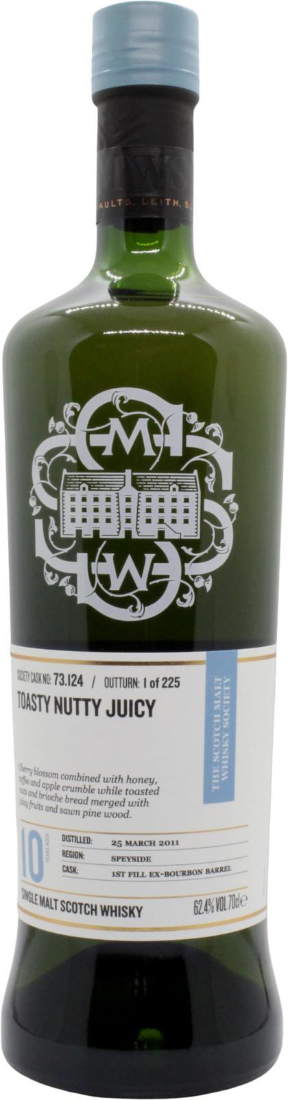 Aultmore 2011 SMWS 73.124 Toasty nutty juicy