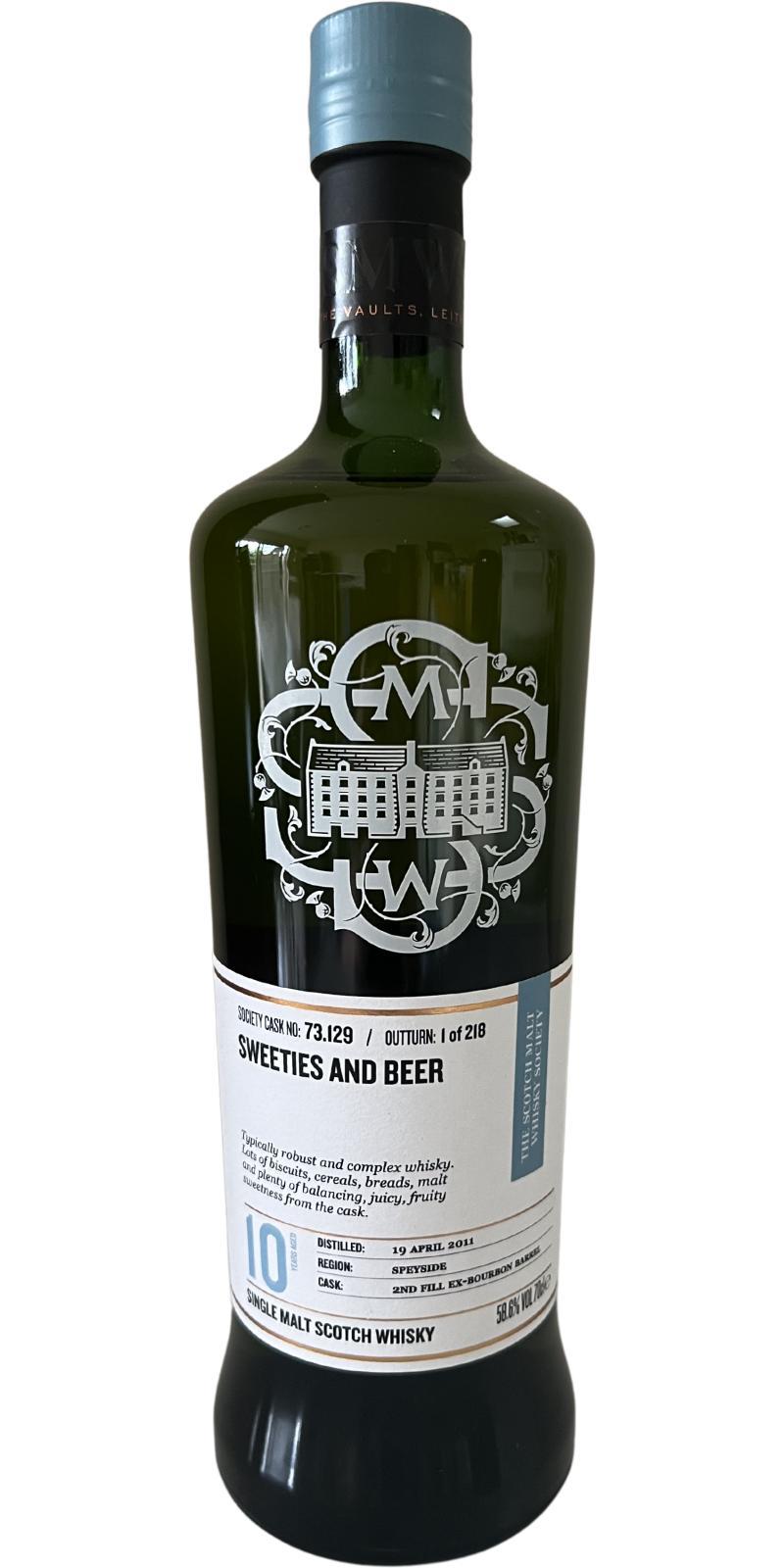 Aultmore 2011 SMWS 73.129 Sweeties and beer