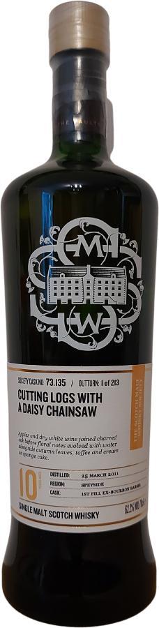 Aultmore 2011 SMWS 73.135 Cutting logs with a daisy chainsaw