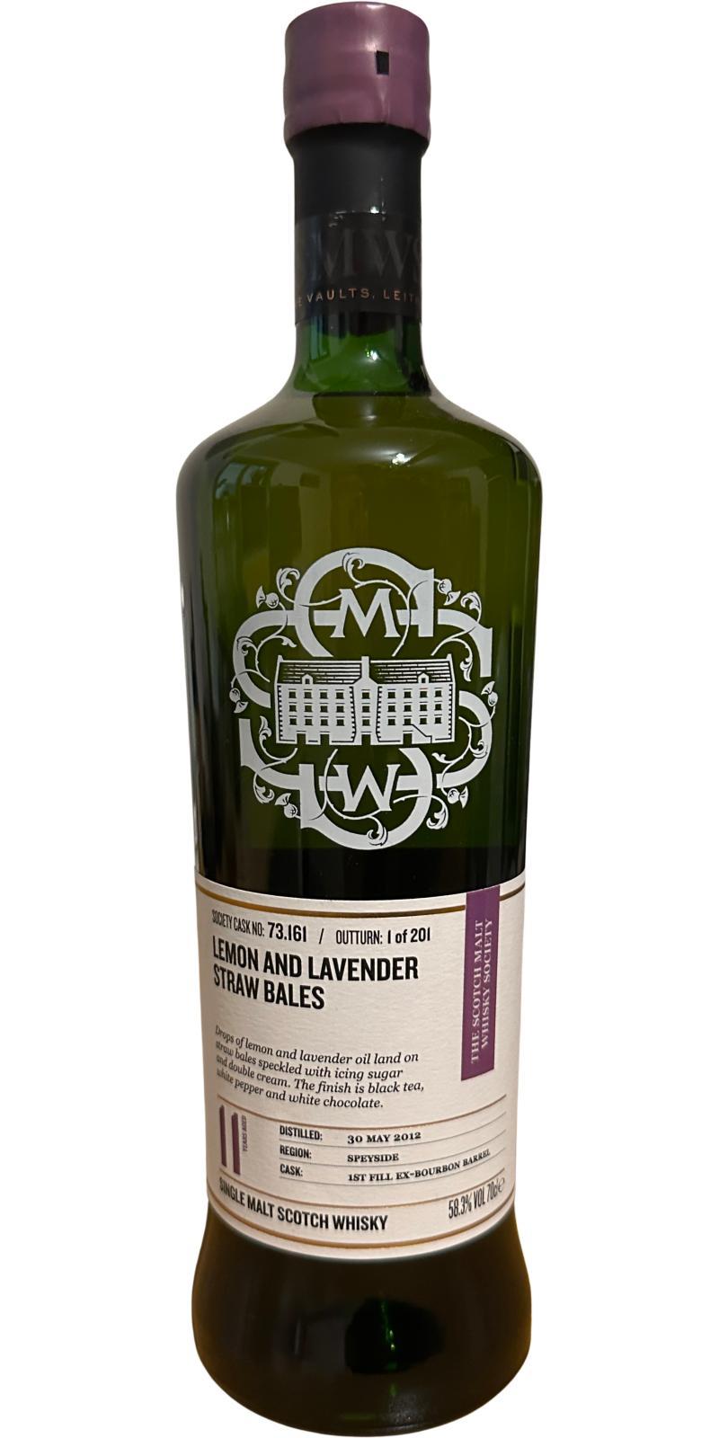 Aultmore 2012 SMWS 73.161 Lemon and lavender straw bales