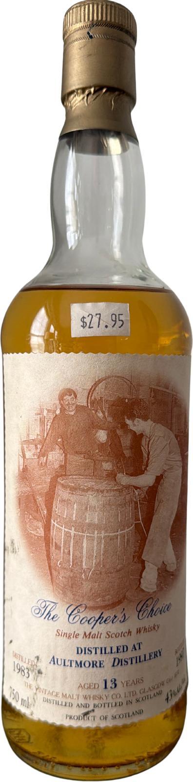 Aultmore 1983 VM The Cooper's Choice