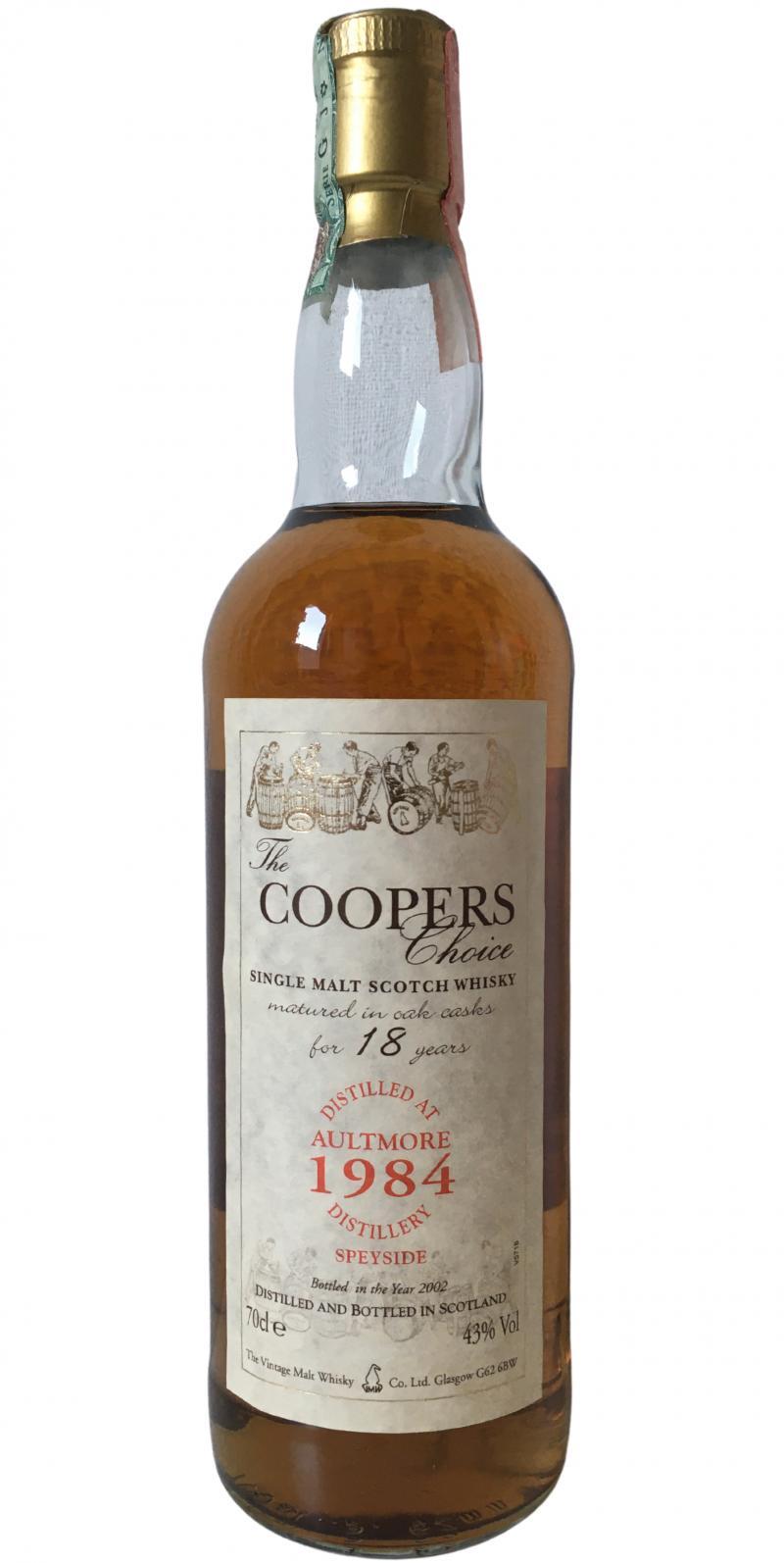 Aultmore 1984 VM The Cooper's Choice