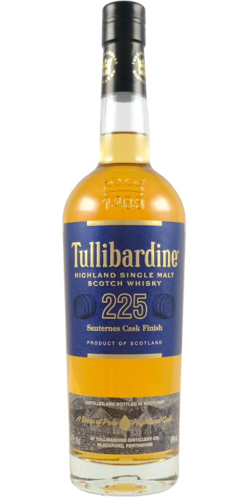 Tullibardine 225 Sauternes Cask Finish
