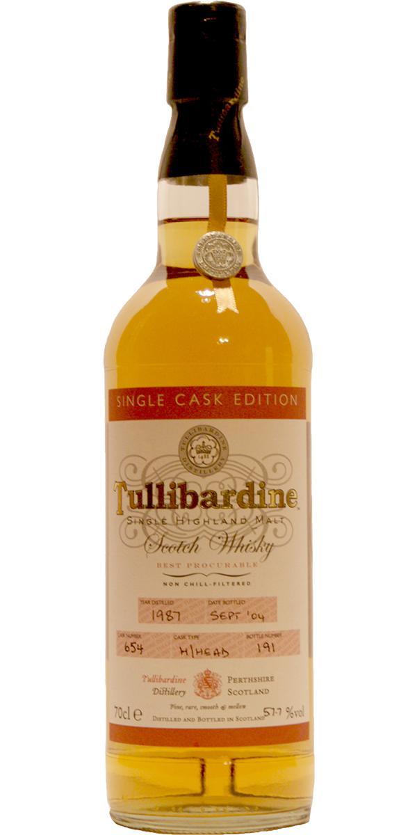 Tullibardine 1987 Single Cask Edition