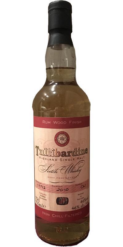 Tullibardine 1992 Rum Wood Finish