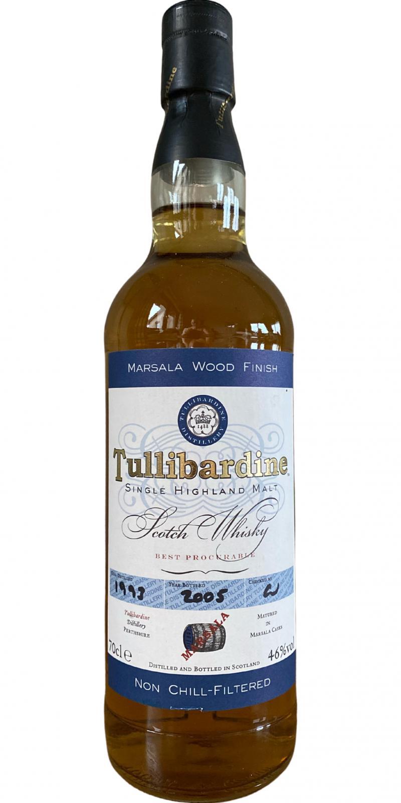 Tullibardine 1993 Marsala Wood Finish