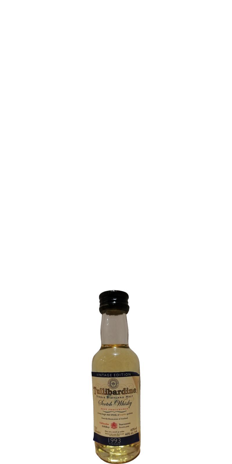 Tullibardine 1993 Miniature