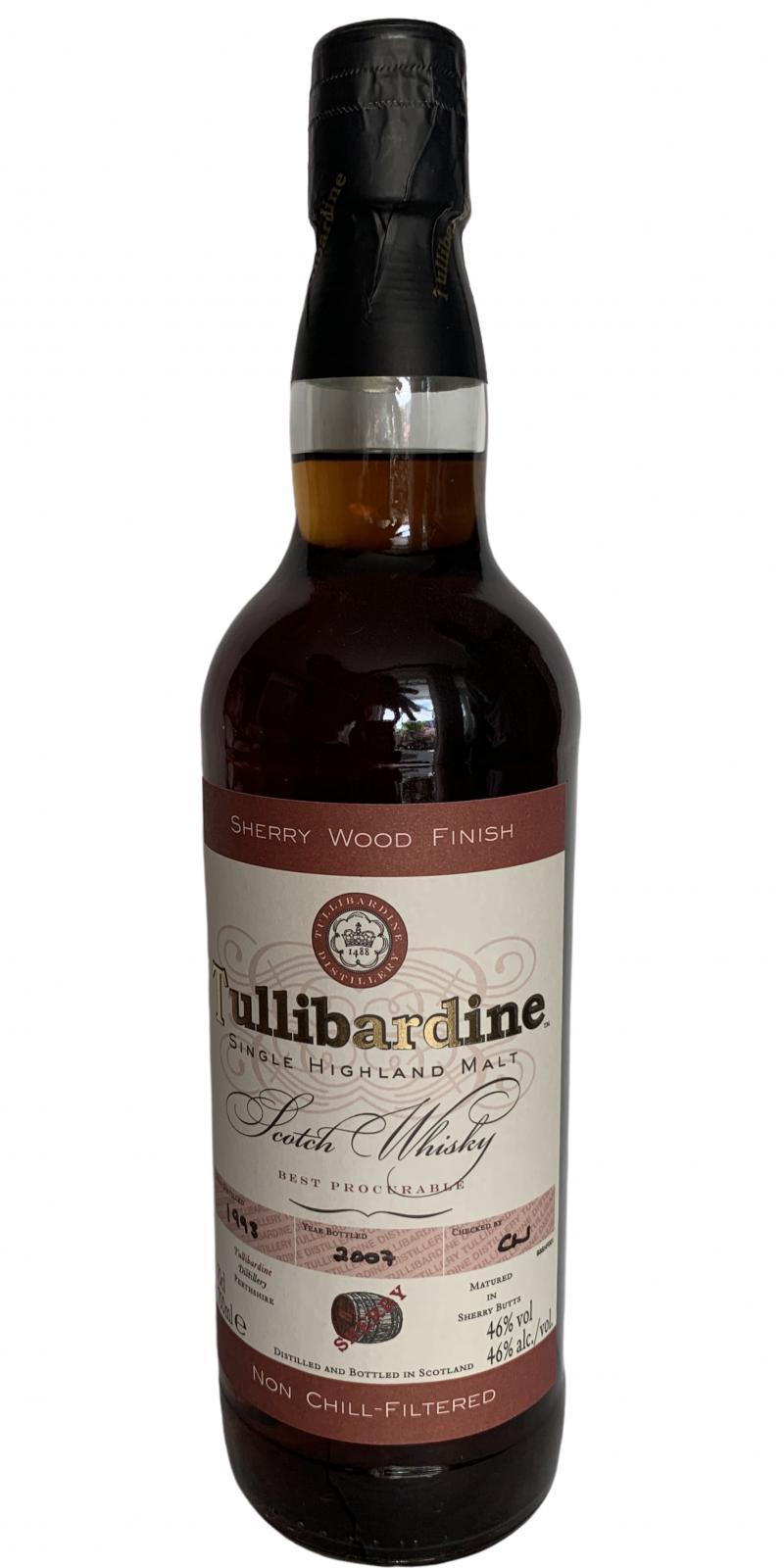 Tullibardine 1993 Sherry Wood Finish
