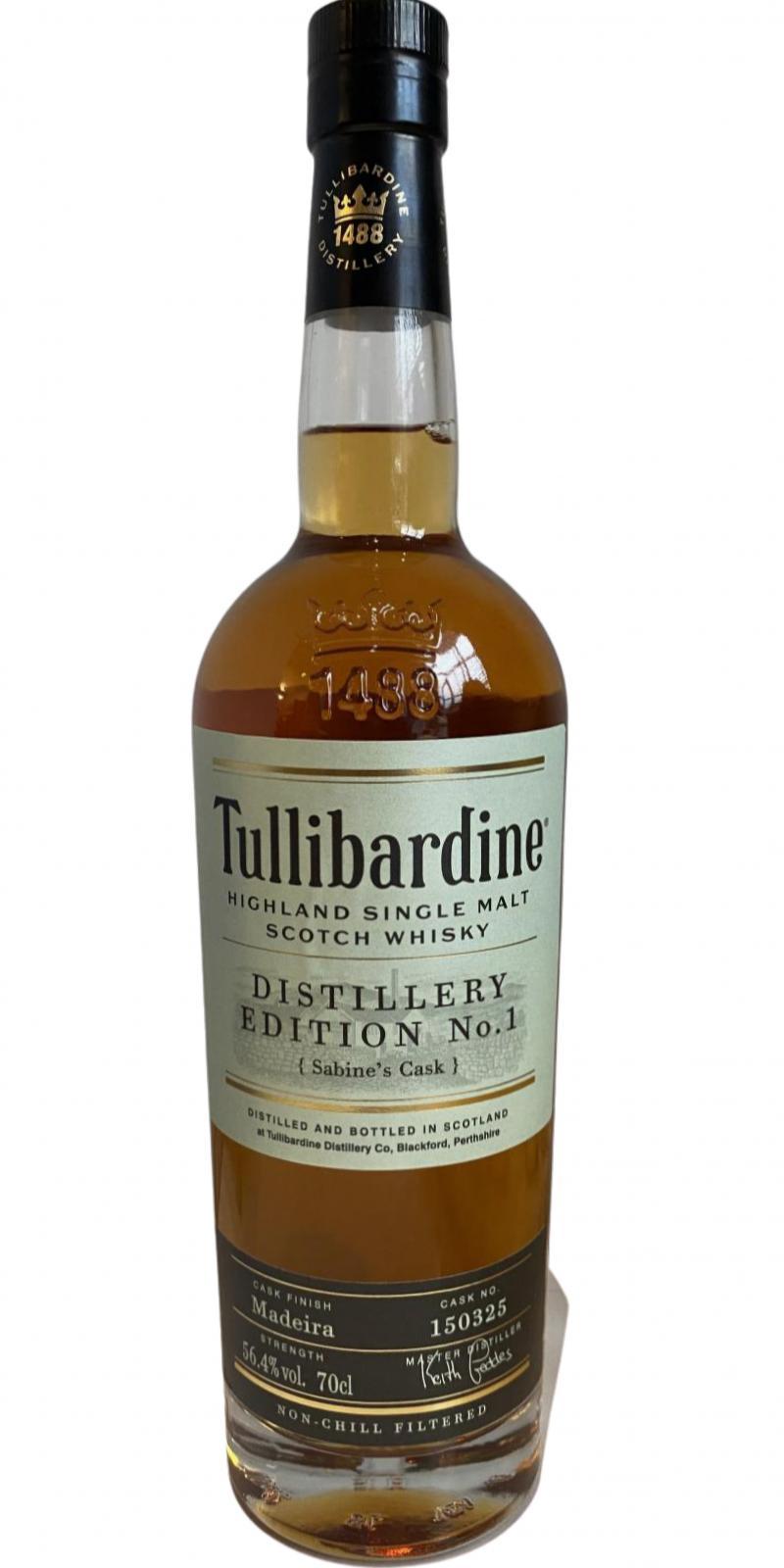 Tullibardine Distillery Edition No.1 Sabine's Cask