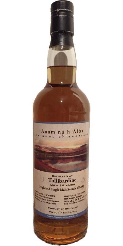 Tullibardine 1989 ANHA The Soul of Scotland