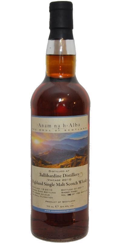 Tullibardine 2010 ANHA The Soul of Scotland