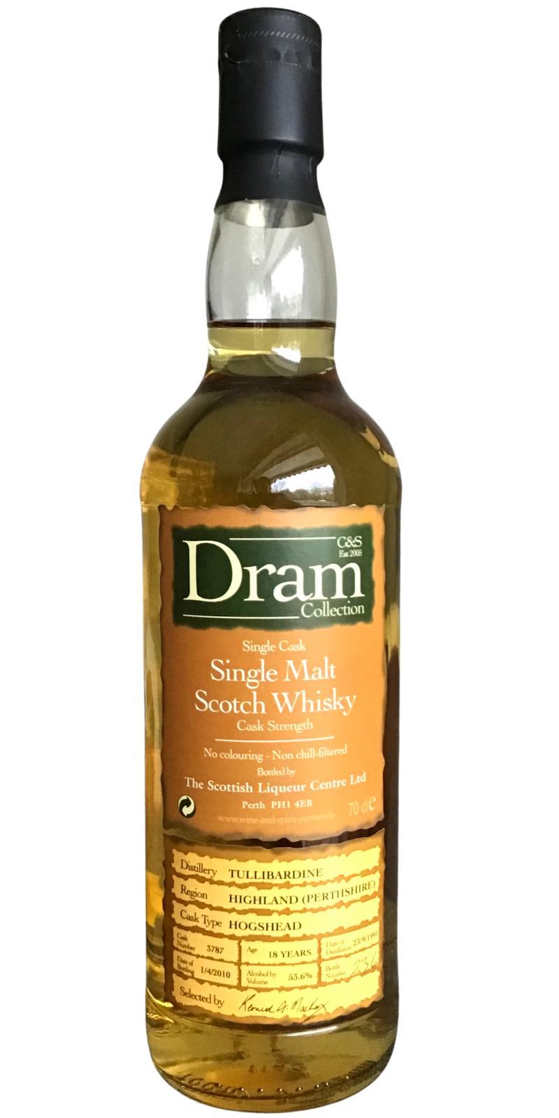 Tullibardine 1991 C&S Dram Collection