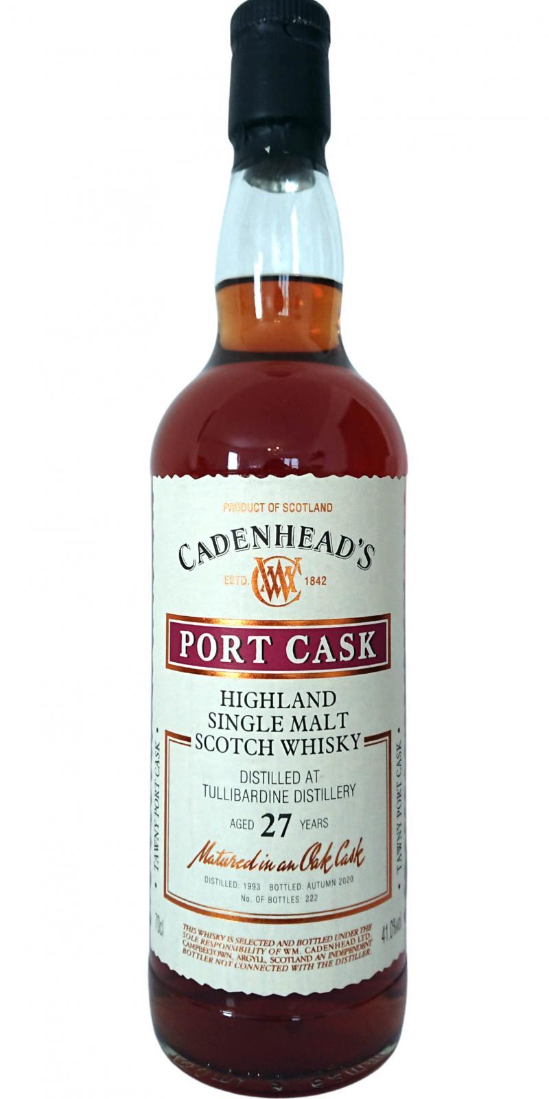 Tullibardine 1993 CA Wood Range - Port Cask